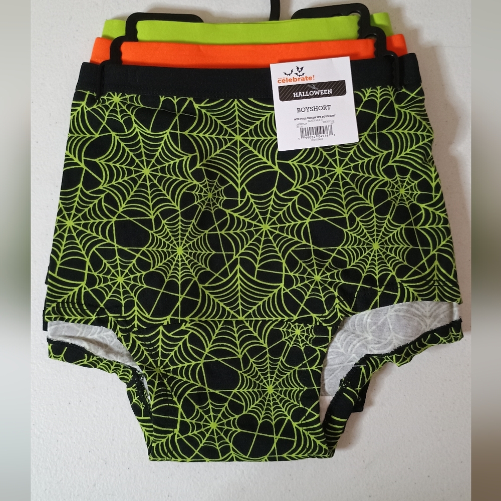 Halloween Women's Spider Web Boyshorts Size Large